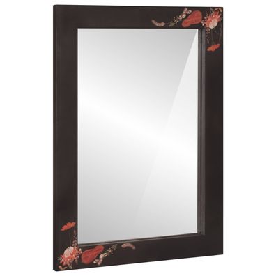 vidaXL Spiegel Wandmontiert mit Spiegel Mehrfarbig 70 x 50 x 3 cm Glas