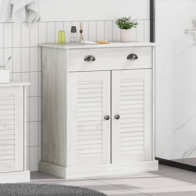 vidaXL Badezimmerschrank VIGO Weiß und Antikweiß 68 x 34 x 80 cm