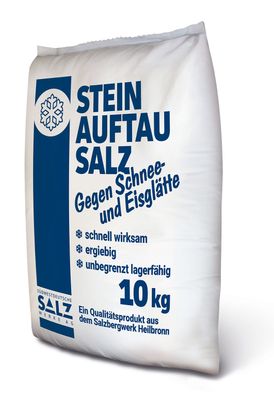 Steinauftausalz 10 kg Kornklasse EF trocken – Premium Streusalz