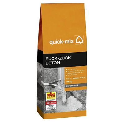 Quick-Mix Ruck-Zuck Beton 10 kg RZB10