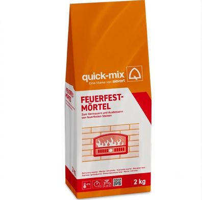 Quick-Mix Feuerfestmörtel 2 kg FFM2
