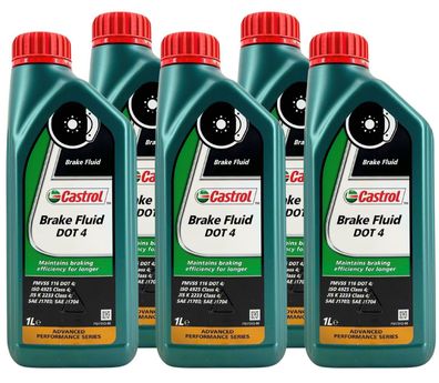 Castrol Brake Fluid DOT 4 5x1 Liter
