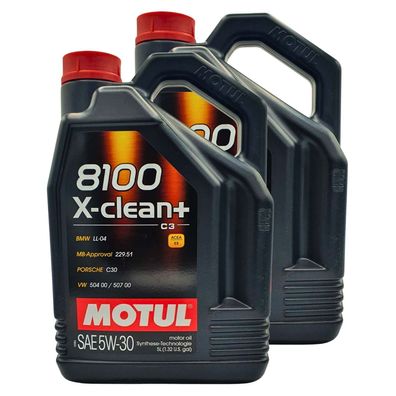 Motul 8100 X-clean+ 5W-30 2x5 Liter