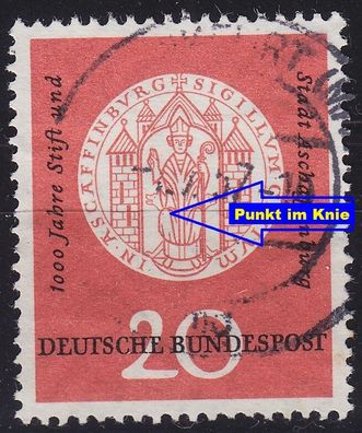 Germany BUND [1957] MiNr 0255 F28A ( O/used ) [01] Plattenfehler