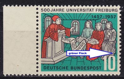Germany BUND [1957] MiNr 0256 F36 IV ( * */mnh ) [01] Plattenfehler