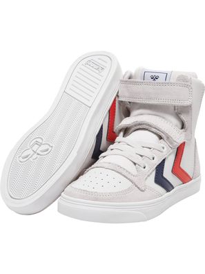 Hummel Kinder Sneaker Slimmer Stadil Leather High Jr White