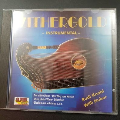 RUDI KNABL / WILLI HUBER zithergold EX/EX (CD Album, World Music, Olymp Gold)