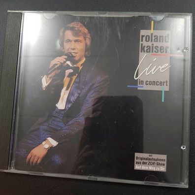 ROLAND KAISER live in concert Sonopress Germany EX/EX (CD Album, Pop, Hansa)