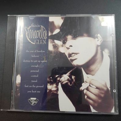 MARLA GLEN this is marla glen VG+/VG+ (CD Album, Jazz, Disques Vogue)