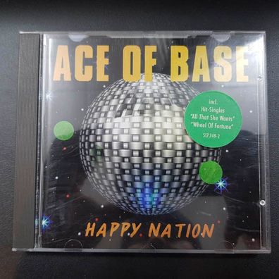 ACE OF BASE happy nation Germany VG+/VG+ (CD Album, Dance, Metronome)