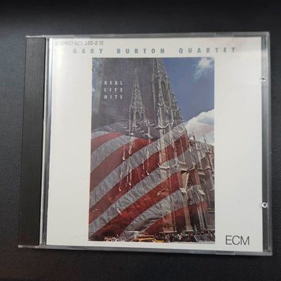 GARY BURTON Quartet real life hits Polygram WGER EX/VG+ (CD Album, Jazz, ECM)