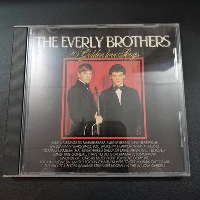 THE EVERLY Brothers 20 golden love songs VG+/VG+ (CD Album, Pop, Spectrum)