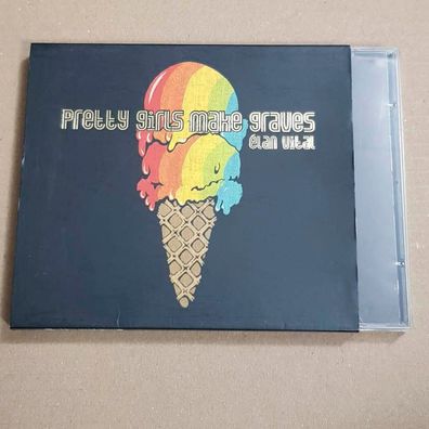 PRETTY GIRLS MAKE GRAVES elan vital OC SLIP VG/EX (CD Album, Pop, Matador)