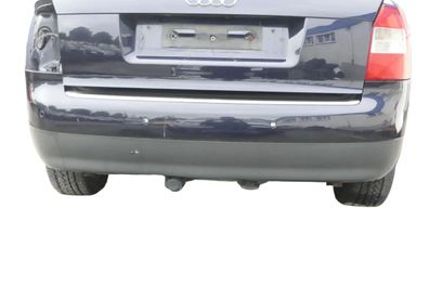 Audi A4 8E B6 Kombi Avant Stoßstange hinten mit Spoiler blau LZ5L PDC