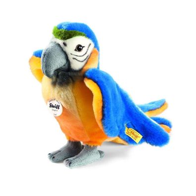 Steiff Lori Papagei 26cm Vogel Dschungel 063879 blau gelb