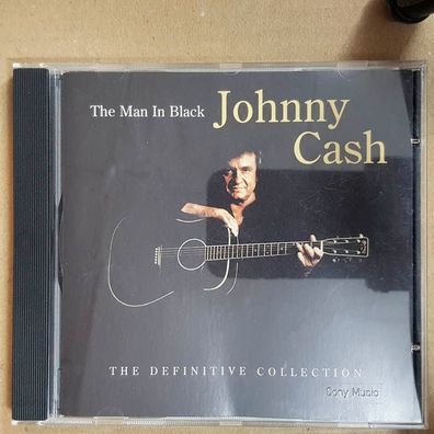 JOHNNY CASH the man in black VG+/EX (CD Album, Country, Columbia)