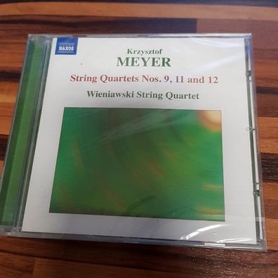 Wieniawski STRING Quartet krzysztof meyer string quartets 9,11,12 NEU OVP