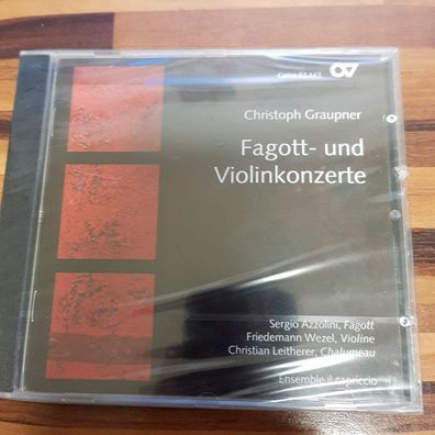 Ensemble IL Capriccio christoph graupner - fagott- und violin NEU OVP