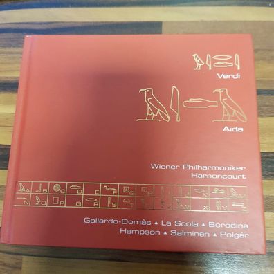 Nikolaus Harnoncourt verdi - aida DIGI VG+ (3CD, Klassik, Teldec)