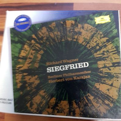 Herbert VON Karajan r wagner - siegfried dgg BOX EX/EX (4CD, Klassik)