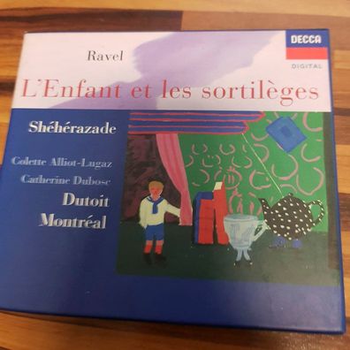 Charles DUTOIT ravel - l'enfant et les sortileges BOX EX/EX (CD Album, Klassik)