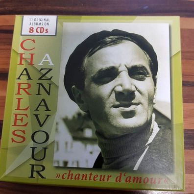 Charles Aznavour chanteur d'amour BOX NM/EX (8CD, Chansons, The Intense Media)