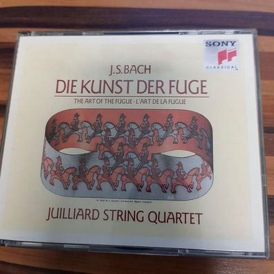 Juliard STRING Quartet js bach - die kunst der fuge sc EX/EX (2CD, Klassik)