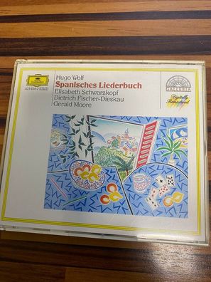 Schwarzkopf MOORE hugo wolf spanisches liederbuch dg WGER VG+/VG+ (2CD, Klassik)