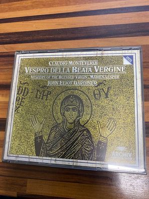 JOHN ELLIOT Gardiner monteverdi vespro della beata vergine archiv EX/EX (2CD)