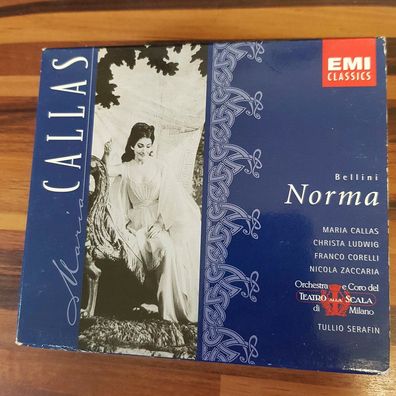 MARIA CALLAS bellini - norma (serafin) EX/EX (3CD, Klassik, EMI Classics)