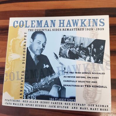 Coleman Hawkins the essential sides remastered 1929-1939 NM/EX (4CD, Jazz, JSP)