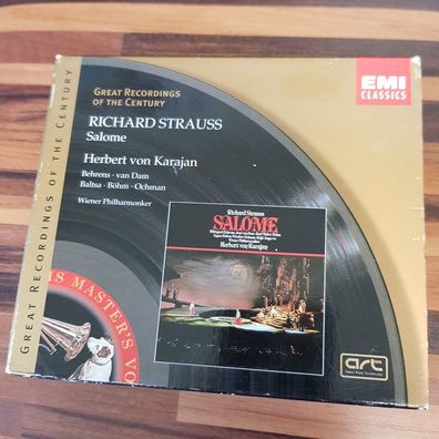 Herbert VON Karajan richard strauss - salome EMI UDEN VG+/EX (2CD, Klassik)