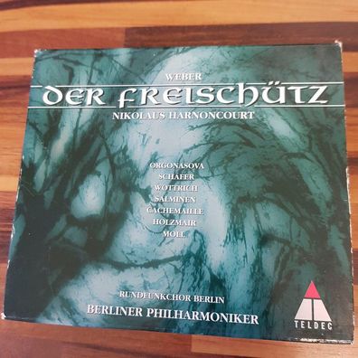 Nikolaus Harnoncourt weber der freischütz WME Germany VG+/VG+ (2CD, Klassik)