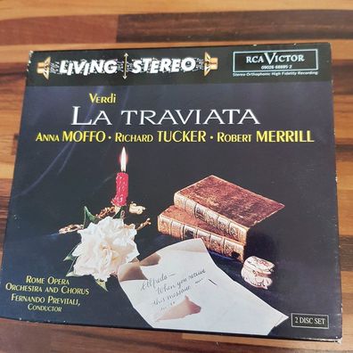 Fernando Previtali verdi - la traviata living stereo Sonopress VG+/EX (2CD)