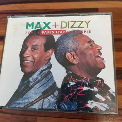 MAX ROACH / DIZZY Gillespie paris 1989 PDO Germany VG+/EX (2CD, Jazz, A&M)