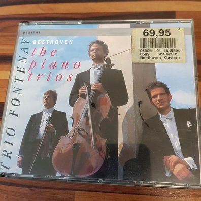 TRIO Fontenay beethoven - the piano trios VG+/EX (3CD, Klassik, Teldec)