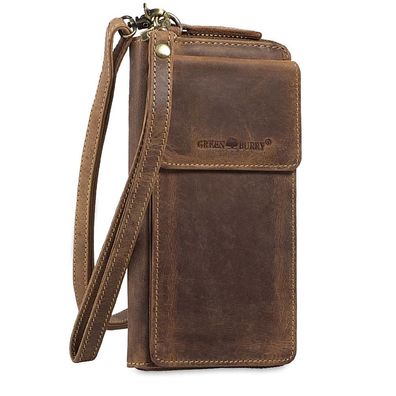Greenburry Phone Bag 1569, brown, Damen