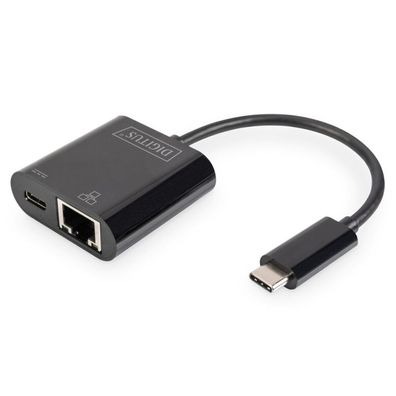 Digitus USB Type-C Gigabit Ethernet Adapter, PD Unterstüt