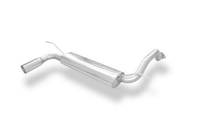 Honda Civic 5 FOX Endschalldämpfer quer - 1x90 Typ 10