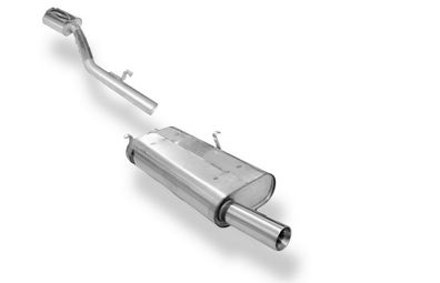 BMW E30 318is End- und FOX Vorschalldämpfer - 1x80 Typ 24
