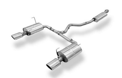 Subaru Outback BT FOX Endschalldämpfer rechts/links und FOX Vorschalldämpfer - Endroh