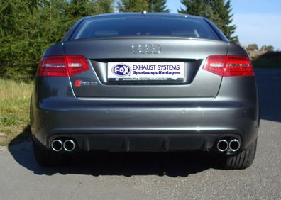 Audi RS6 4F FOX Endschalldämpfer rechts/links - 2x80 Typ 16 rechts/links