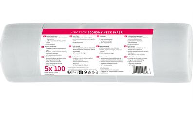 Efalock Economy Halsschutzkrause 5 x 100 Blatt weiß