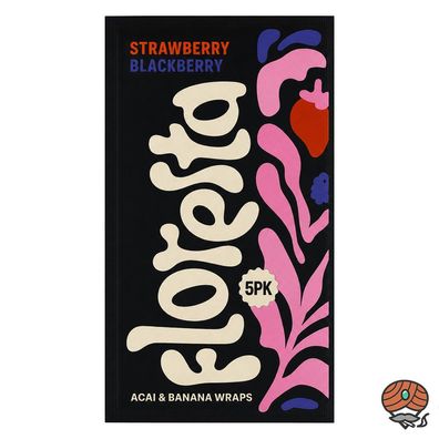 Floresta Wraps Strawberry Blackberry - 5 Stück