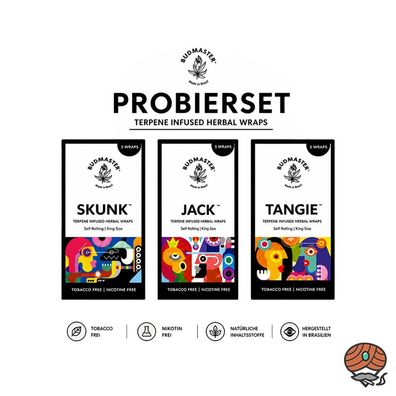 Budmaster Wraps Probierset #2 - 3 verschiedene Sorten