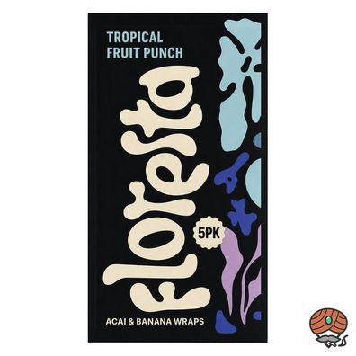 Floresta Wraps Tropical Fruit Punch - 5 Stück