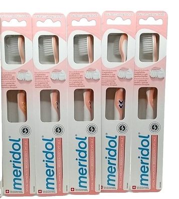 5 x Meridol Spezial Zahnbürste extra sanft