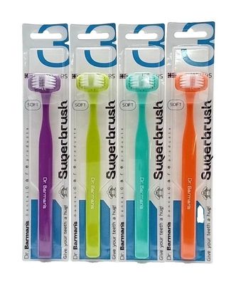 4x Superbrush Regular Zahnbürste Erwachsene