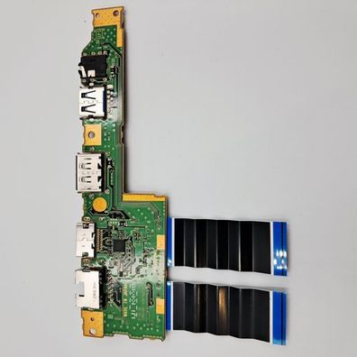 Fujitsu LifeBook E5511 I/O Board USB Ethernet Audio Port Card CP782395-Z2
