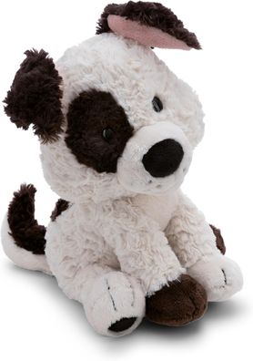 NICI Kuscheltier Hund 25cm - weiß - Stofftier aus weichem Plüsch, niedliches Plüschti